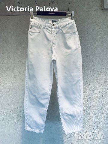 Модерни италиански бели дънки VALLI LISA, снимка 5 - Дънки - 37195345