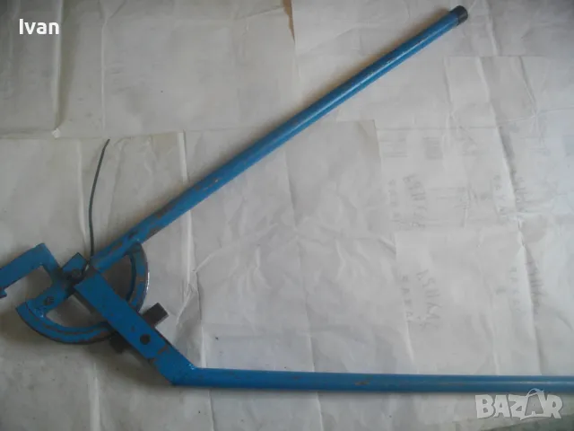 РЪЧЕН ТРЪБОГИБ 22мм Ръчен уред немски старо качество за огъване всякакви тръби метални дебелостенни , снимка 18 - Други инструменти - 47757096