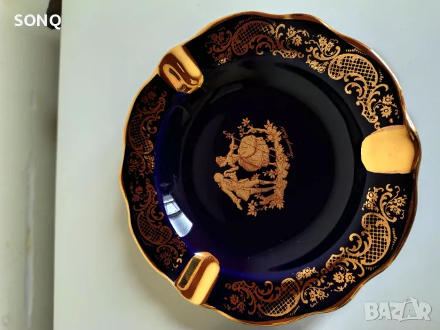 Прекрасен Позлатен 22К Порцеланови Компликт-Лимож, снимка 4 - Антикварни и старинни предмети - 49903191