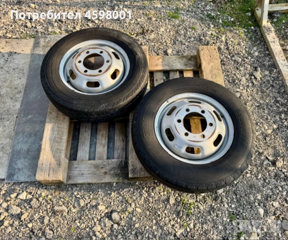 2бр.Джанти+Гуми 16цола 6x170 за ДВОЙНА ГУМА Iveco Daily(2000-2025)