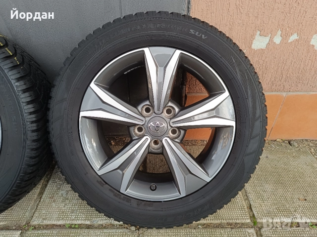 ОРИГИНАЛНИ джанти със зимни гуми 17 '' 5x114,3 Тойота / TOYOTA CH-R, снимка 10 - Гуми и джанти - 52368605