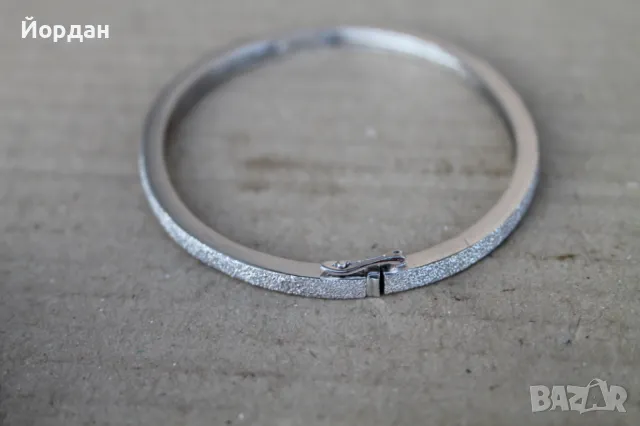 Дамска сребърна гривна , снимка 6 - Гривни - 47812775