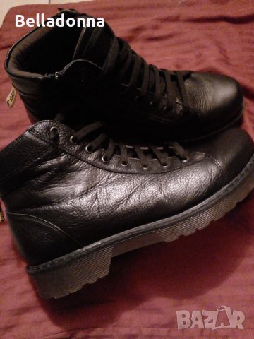 Кубинки кецове естествена кожа унисекс 