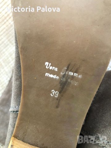 Боти MANFIELD Италия,ест кожа, снимка 3 - Дамски боти - 31806181