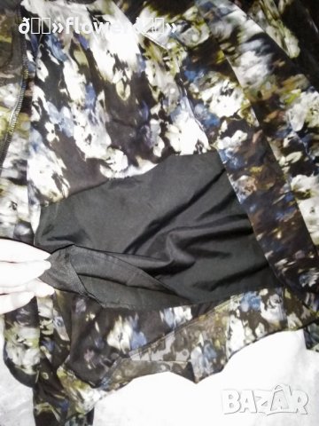 🌹Дамска официална лятна рокля черно на цветя в бежово,лилаво и синьо-Немачкаема!-2ХЛ,3ХЛ🌹, снимка 2 - Рокли - 36906606