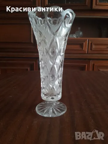 Кристални ваза, красива , снимка 6 - Други ценни предмети - 47456698
