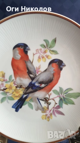 Порцеланова колекционерска чиния за стена Kahla, снимка 2 - Чинии - 51553115