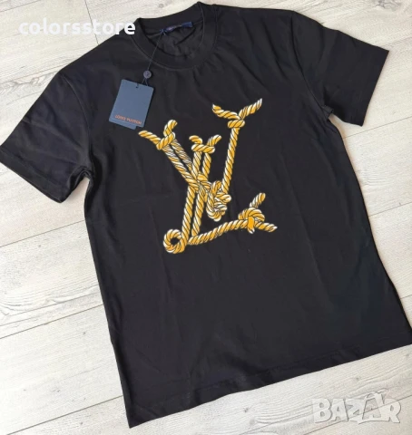 Мъжка Черна тениска LV /IM92n . .