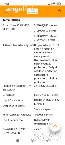 Усилватели Audiocenter Pro 6, снимка 3 - Ресийвъри, усилватели, смесителни пултове - 53034828