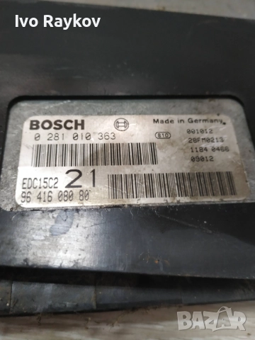  компютър PEUGEOT 406 2.0 HDI BOSCH,  0281010363, 96 416 080 80, 9641608080,, снимка 2 - Части - 52655409