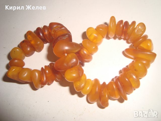 КРАЛСКИ БАЛТИЙСКИ КЕХЛИБАР 100% НАТУРАЛЕН АМБЪР с ДАМАРИ РЯДЪК СКЪПОЦЕННА СТАРА РУСКА ГРИВНА 14998, снимка 17 - Гривни - 30711710