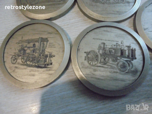 № 8539  Комплект от 5 броя стари малки пана  , снимка 3 - Други ценни предмети - 53939500