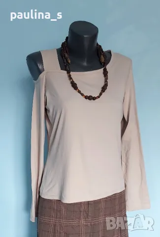 Два броя / Блуза с дълъг ръкав и открити рамене "Chasse Croise" и "Mudd" / голям размер , снимка 3 - Блузи с дълъг ръкав и пуловери - 28414796