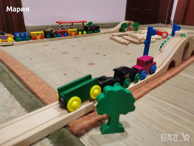 Дървено детско влакче, снимка 4 - Други игри - 56460026