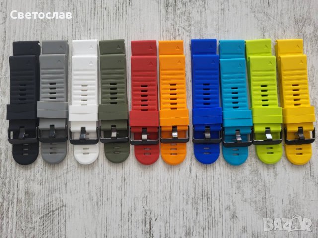 Силиконова каишка за Garmin Fenix 5X 6X 7X /3/3 HR 26mm QuickFit