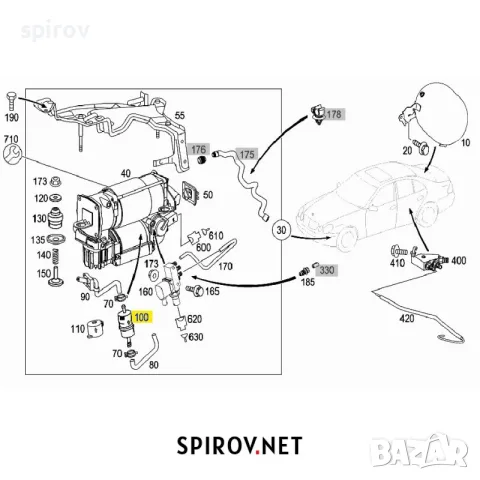 Филтър за въздушно окачване Mercedes Airmatic, снимка 3 - Аксесоари и консумативи - 55745101