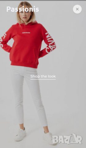 Намален оригинален суичър Calvin Klein, снимка 5 - Суичъри - 30283429