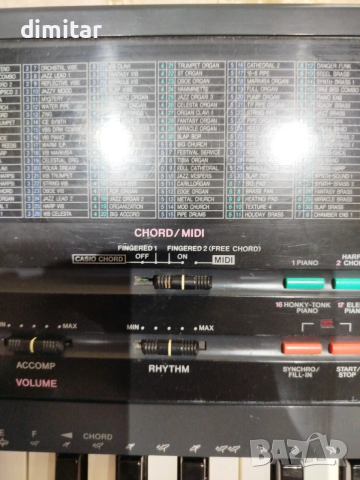 СИНТЕЗАТОР CASIO TONE BANK CT -650, снимка 8 - Синтезатори - 54276209