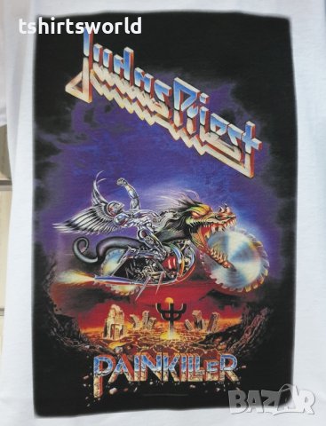 Нова детска тениска с дигитален печат на музикалната група Judas Priest - Painkiller, снимка 2 - Детски тениски и потници - 37177263