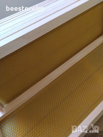 Пчелни рамки - сковани,обтелени и със залепени Восъчни основи, снимка 11 - За пчели - 27838462