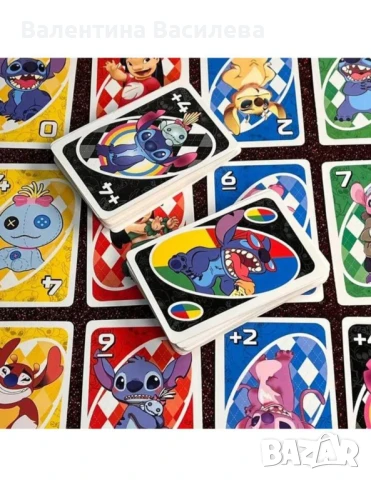 Карти UNO,  Стич, снимка 2 - Карти за игра - 50732034
