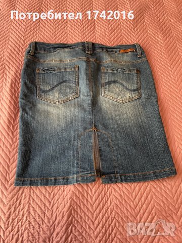 Дънкова пола, снимка 3 - Поли - 35624687