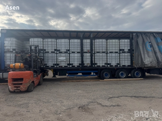 Бидони от 1000 литра 1 тон чисти съдове за питейна вода ibc , снимка 2 - Напояване - 52795138