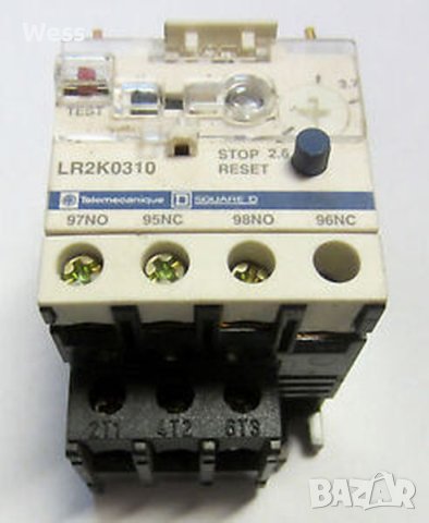 Комплект контактор и термична защита TELEMECANIQUE, снимка 2 - Електродвигатели - 44461218