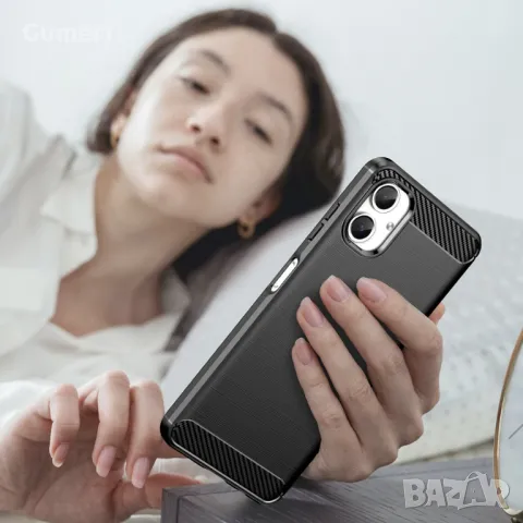 Samsung Galaxy A06  Противоударен Силиконов Гръб Карбон, снимка 10 - Калъфи, кейсове - 49749605