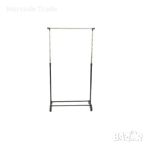 Декоративен щендер Mercado Trade, За дрехи, Регулируем, Черен, Сребрист, снимка 3 - Етажерки - 48862446