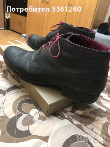 Мъжки боти от естествена кожа номер 46, снимка 2 - Мъжки боти - 42512660
