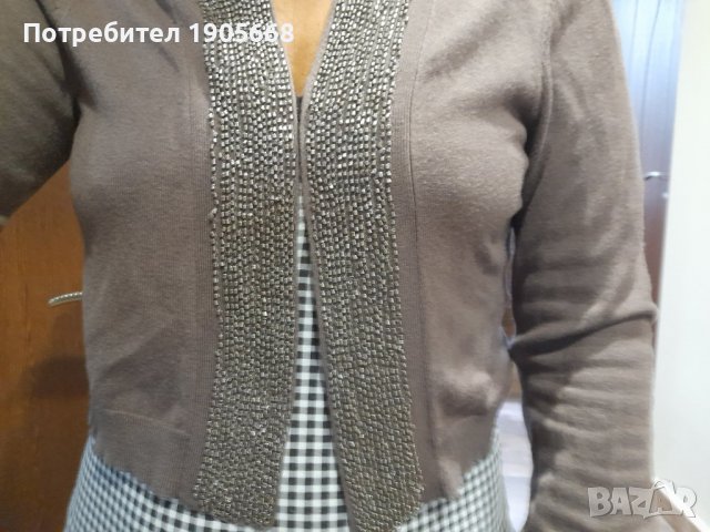 Жилетка/ болеро в цвят каки на ESPRIT  № М-Л, снимка 2 - Жилетки - 37930144