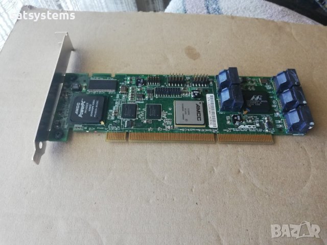 AMCC 9550SXU-8LP 8-Port SATA II PCI-X RAID Controller Card, снимка 5 - Други - 37250765