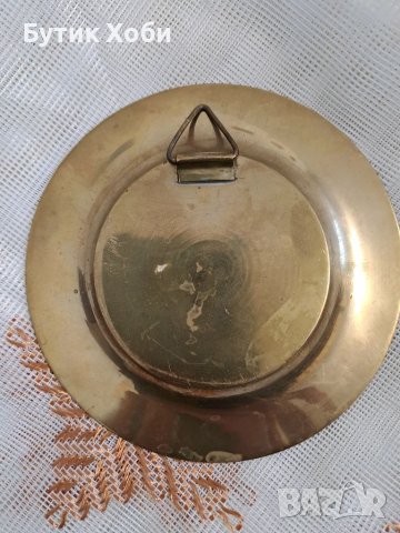 Декоративна чинийка - емайл, снимка 4 - Антикварни и старинни предмети - 39251244