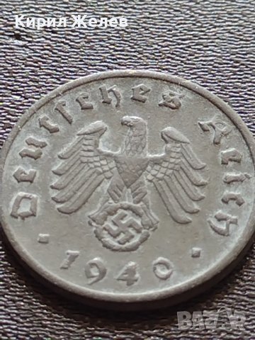 Две монети 1 райхспфенинг 1939г. / 1 райхспфенинг 1940г. Трети райх с СХВАСТИКА редки 25246, снимка 13 - Нумизматика и бонистика - 40649938