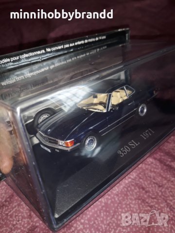 Mercedes Benz 350 SL. 1971 1.43   scale  Ixo  Deagostini, снимка 9 - Колекции - 42875152