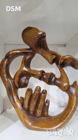 Статуетка Влюбени Лица -Декорация Любов -29см, снимка 5 - Статуетки - 47574901