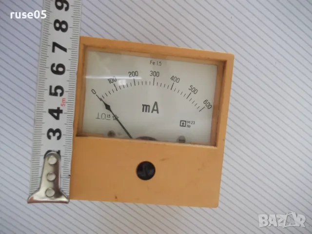 Амперметър "М23" от соца работещ, снимка 7 - Други стоки за дома - 50132247