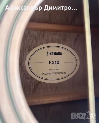 Акустична китара Yamaha F310, снимка 4 - Китари - 55950244