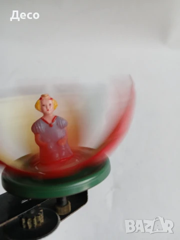 Стара руска ламаринена играчка Фея в цвете,спинер, пумпал., снимка 7 - Колекции - 51171355