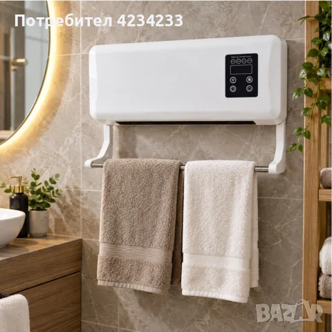 Стенна печка за топло и студено, снимка 3 - Отоплителни печки - 56543006