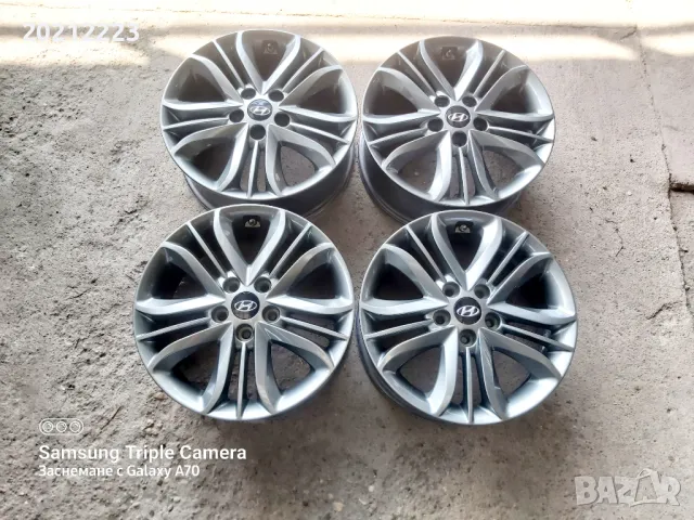 4 броя алуминиеви джанти за Hyundai IX35,Hyundai I30 17, снимка 4 - Гуми и джанти - 50045381
