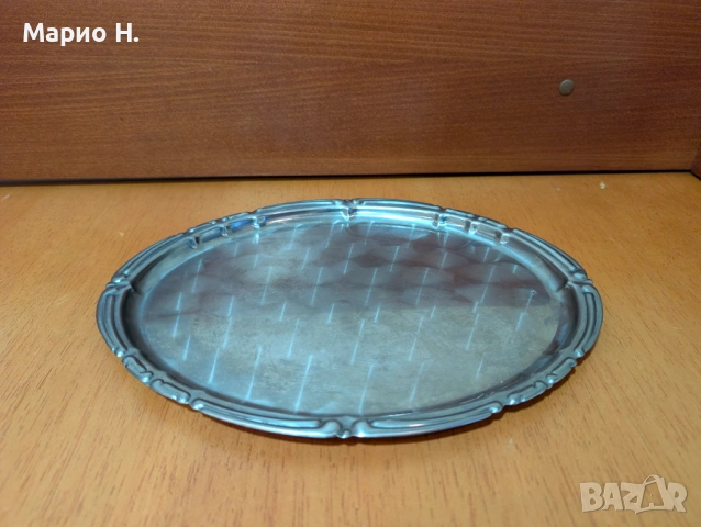 Стилни гравирани метални подноси, 3 + 1, снимка 6 - Други - 54231232