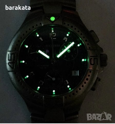 Bucherer chronograph, снимка 2 - Мъжки - 42692262