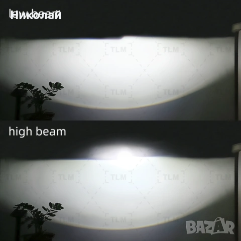 H4 LED крушки с вградена лупа, снимка 3 - Аксесоари и консумативи - 53256256