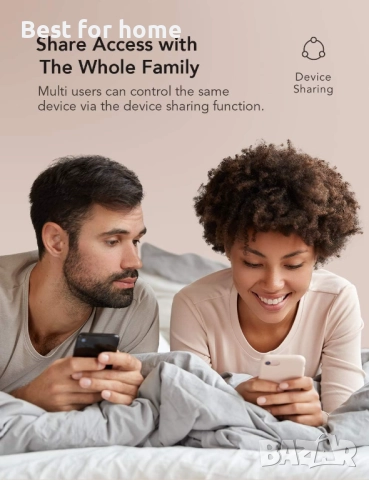 Wi-F,смарт контакти Nooie  съвместим с Alexa, Smart Life и Tuya-4 броя, снимка 6 - Друга електроника - 52533257