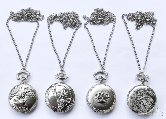 Луксозен Мъжки Джобен Часовник Верижка.Кюстек. Джобни Часовници с Верига.Ретро Часовник.Pocket Watch, снимка 3 - Джобни - 54169130