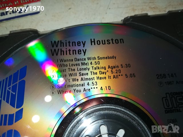 WHITNEY HOUSTON ORIGINAL CD-ВНОС GERMANY 1002241819, снимка 8 - CD дискове - 44229779