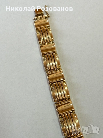 Мъжка златна гривна НОВА, снимка 5 - Гривни - 54187104