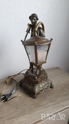 Стара настолна лампа, снимка 8 - Антикварни и старинни предмети - 44920164